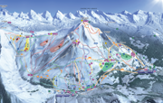 Le Grand Bornand piste map