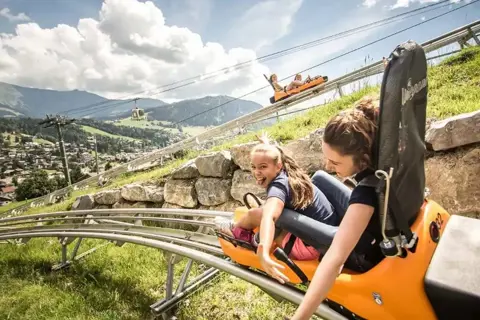Megeve luge mountain coaster