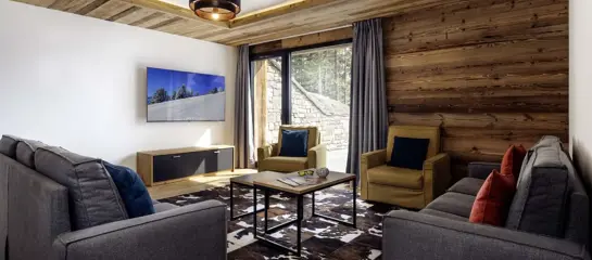 Apartment 1: 3 bedroom duplex + 2 alcoves apartment sleeping 12 (c.106m2): 