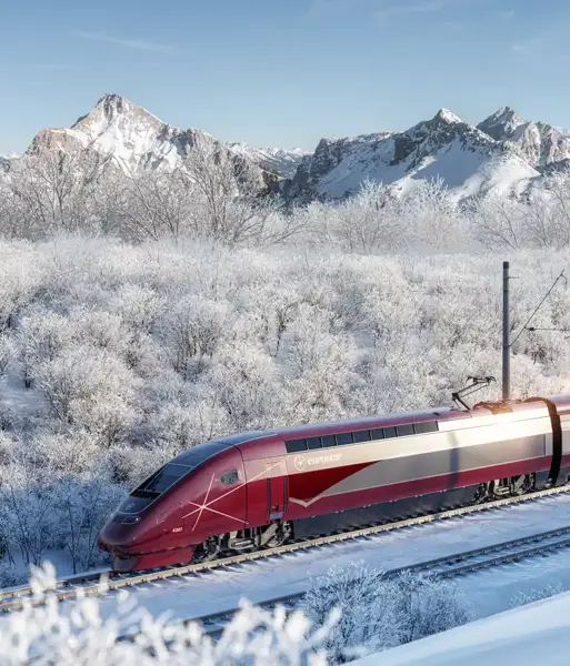 Eurostar Snow 0867 Lunaus Train Cam Zima 0001