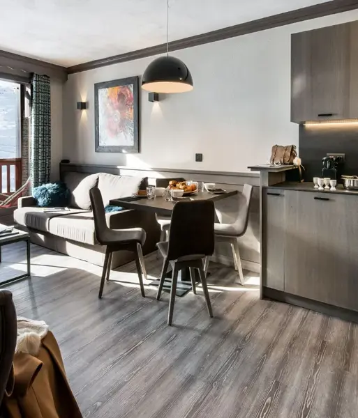 Village Montana, Val Thorens (self catered apartments) - Montana Valbel building typical apartment