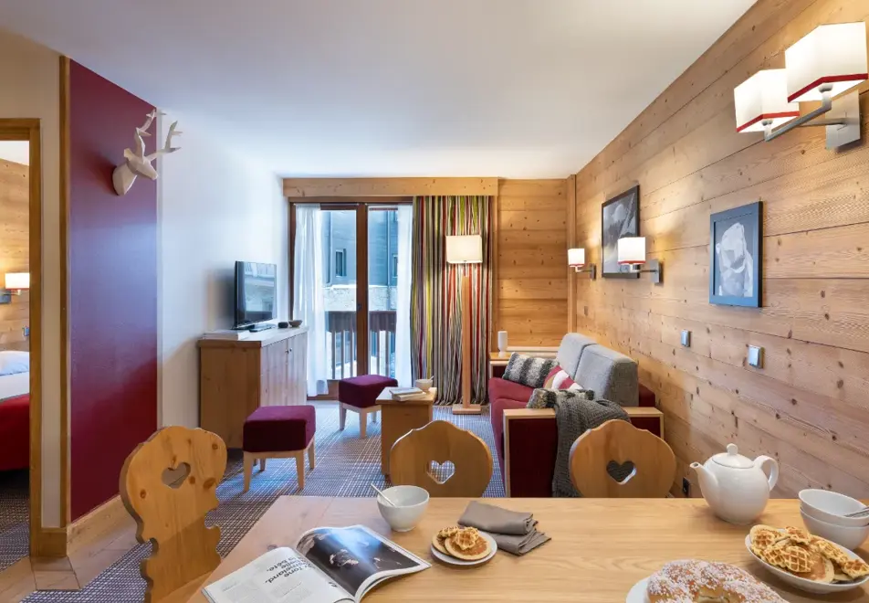Chalets du Forum, Courchevel (self catered apartments) - Typical apartment style