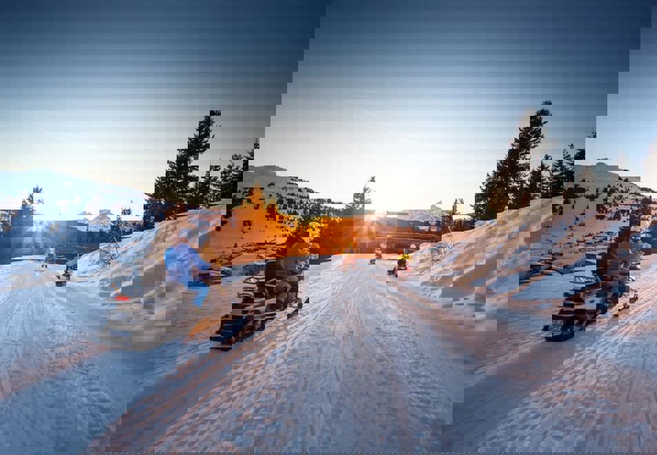 Combloux snow mobiling