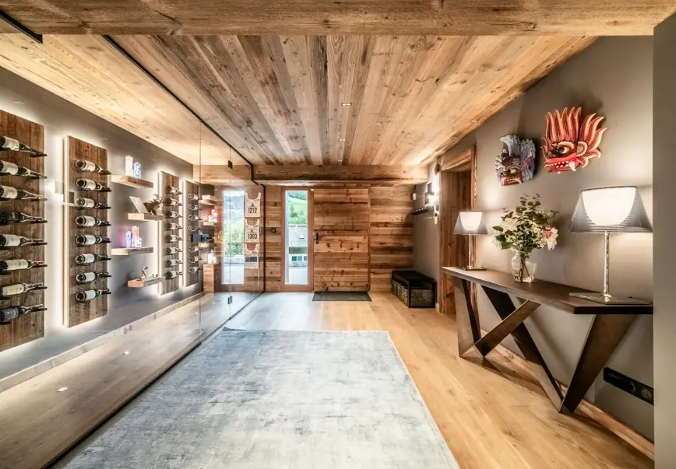 Chalet Kerasia, Morzine (self catered chalet) - Wine cellar (for decorative purposes only)