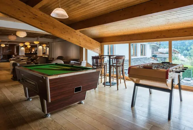 Hotel Le Petit Dru-Morzine-Games area.webp