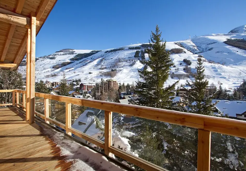 Panthere des Neiges, Les Deux Alpes (self catered chalet) - Balcony