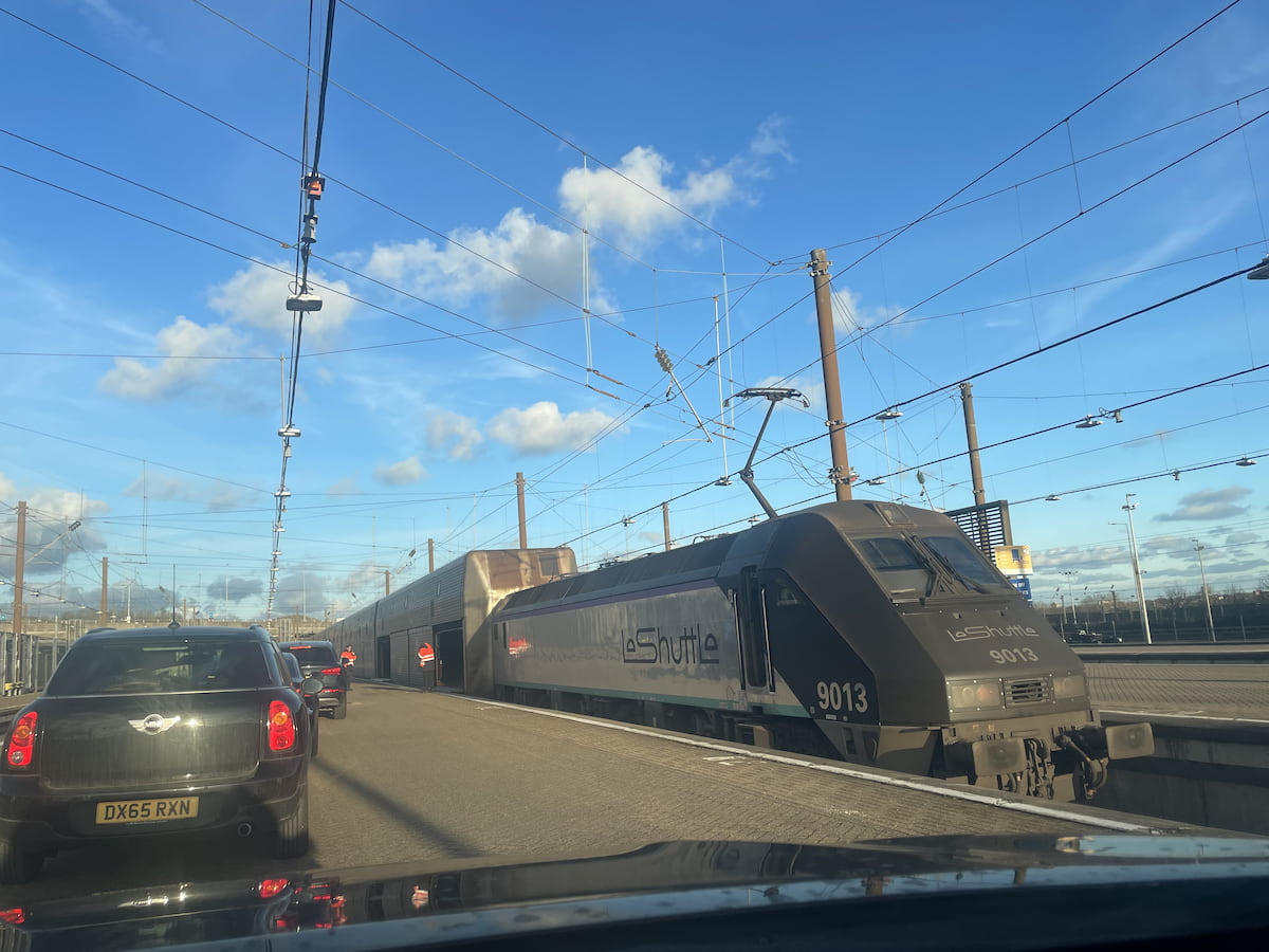 Driving On To Leshuttle (1)
