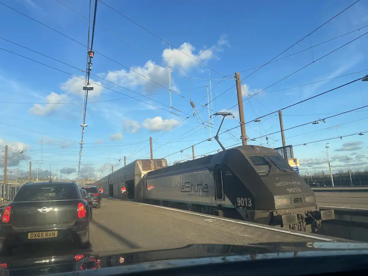 Driving On To Leshuttle (1)