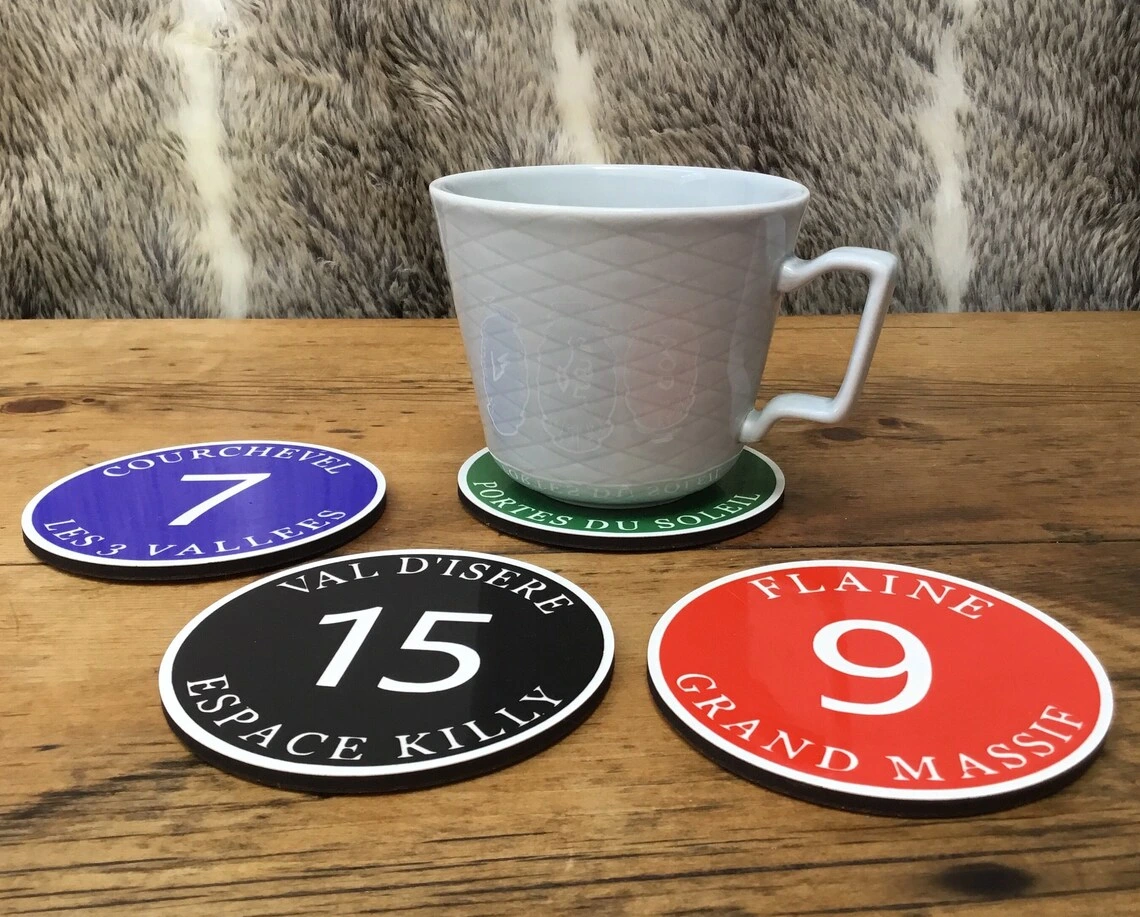 Piste Marker Coasters