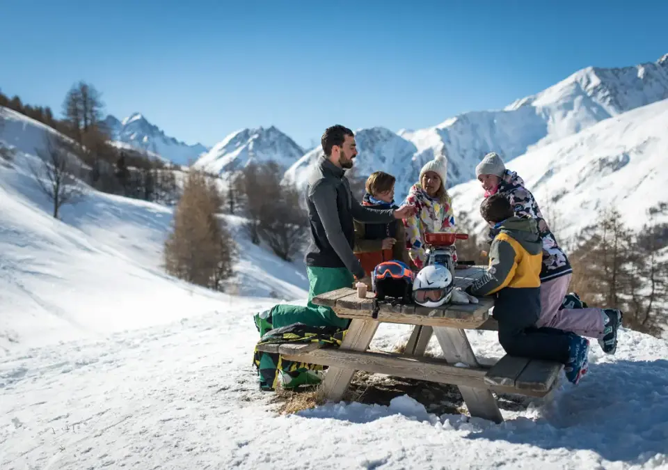 Valloire picnic on the slopes.webp