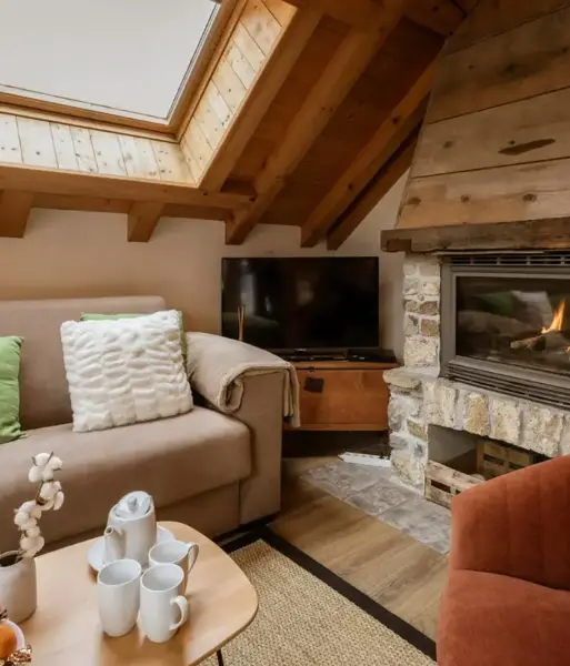 Les Fermes du Planet, Valloire (self catered apartments) - Typical style