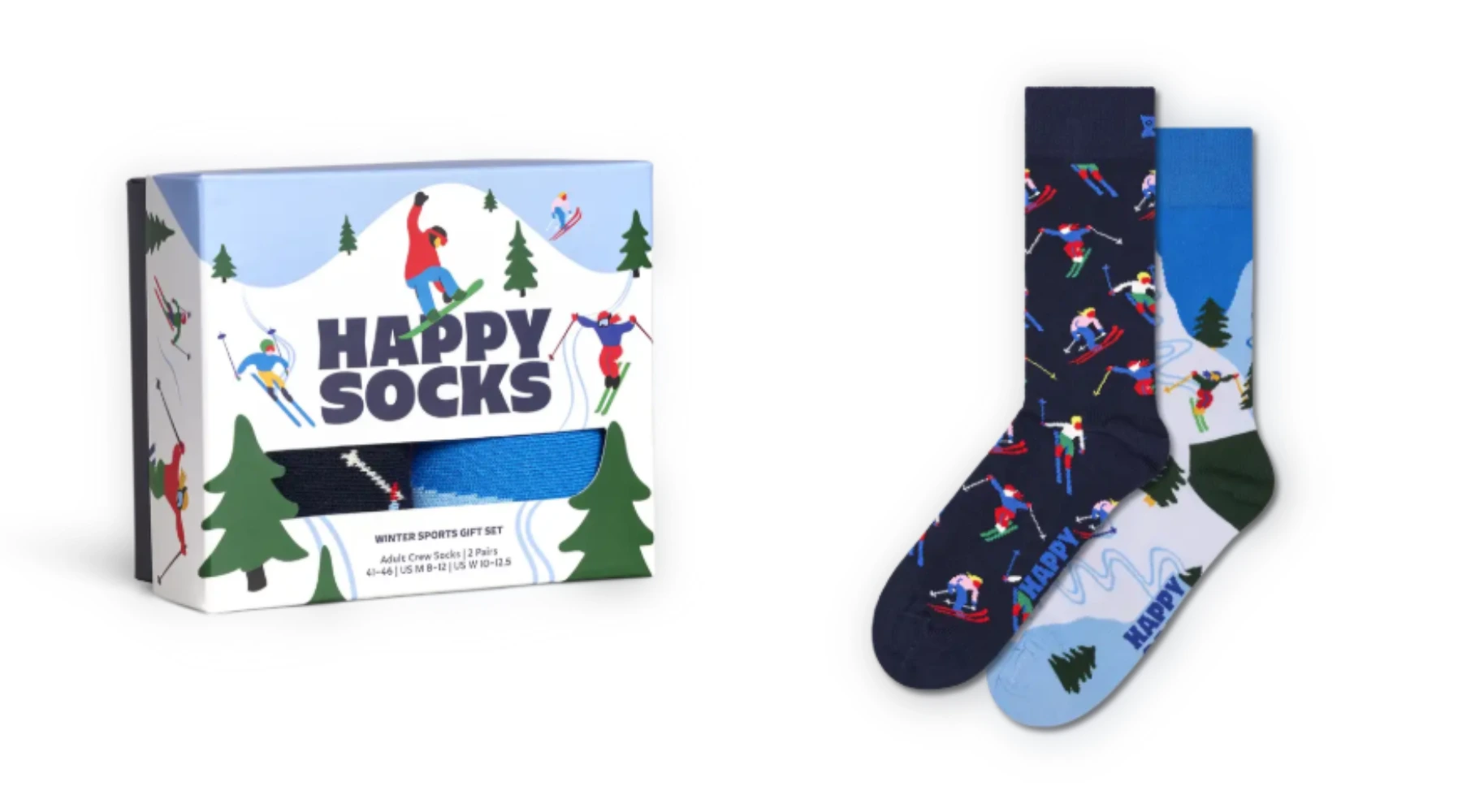 Ski Themed Happy Socks