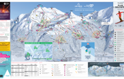 Paradiski piste map