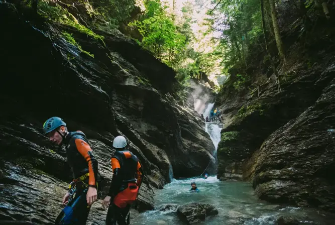 Canyoning in Morzine.webp