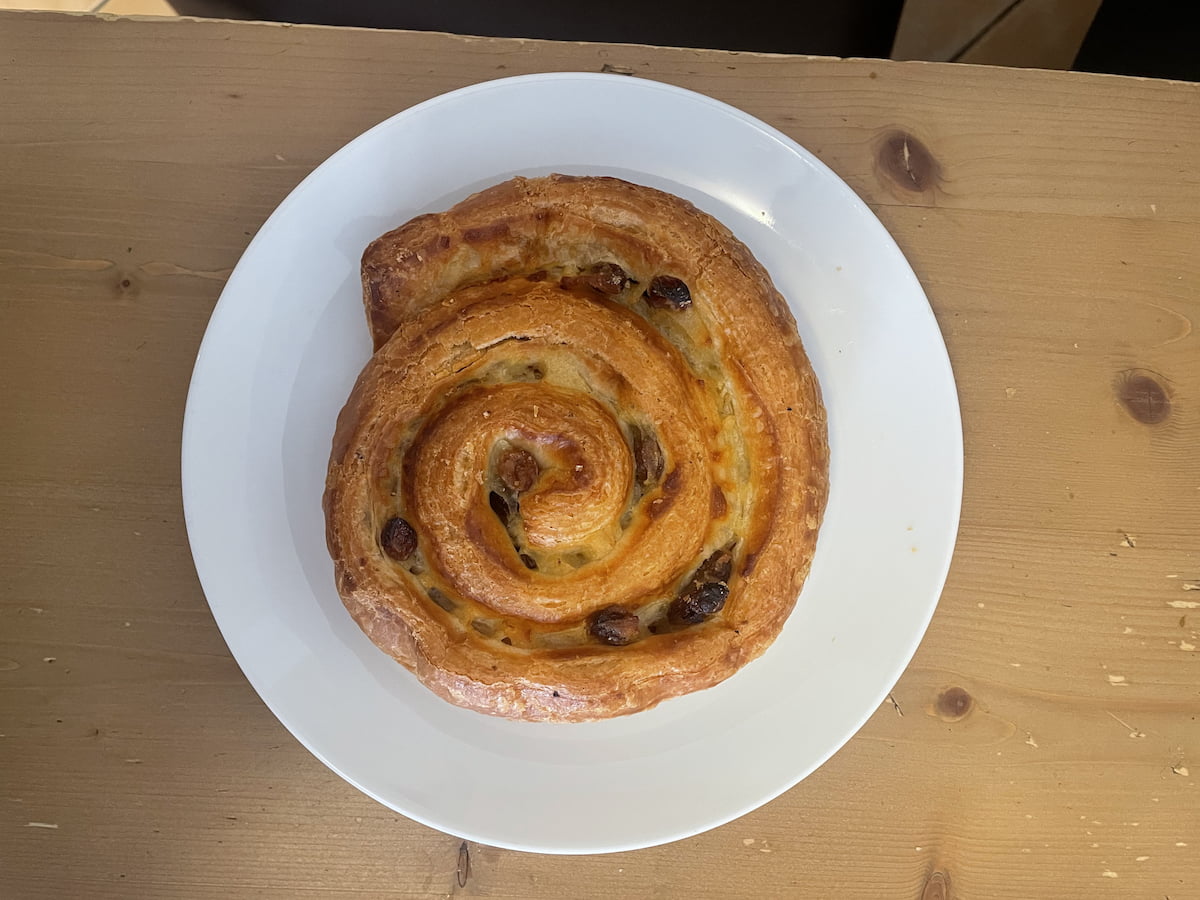 Giant Pain Aux Raisin From Residence Delivery Service