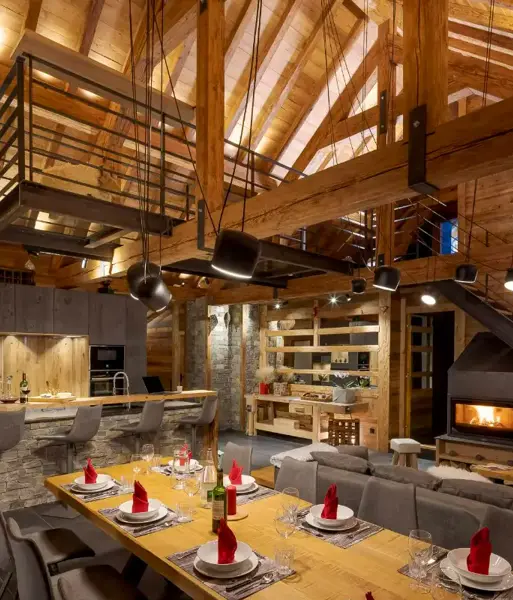 l'Atelier, Les Deux Alpes (self catered chalet) - Chalet style
