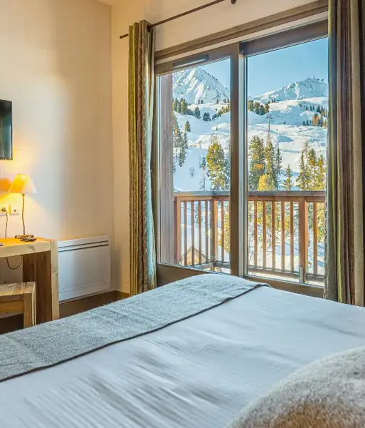 Carlina apatments, Belle Plagne (self catered apartments) - Typical Superior Sud room