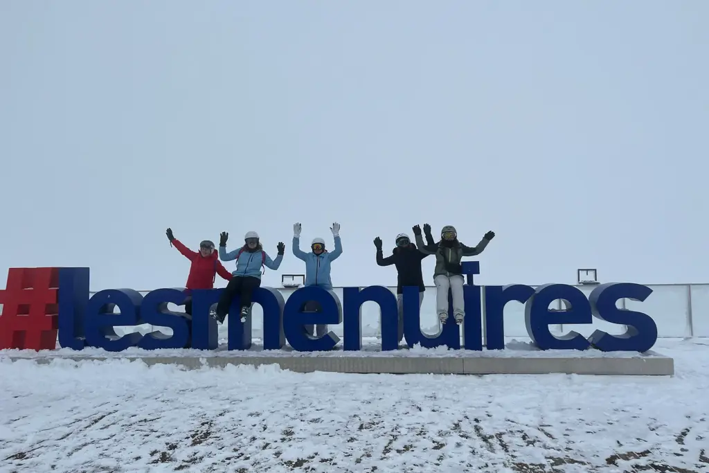 Pointe de la Masse Les Menuires sign