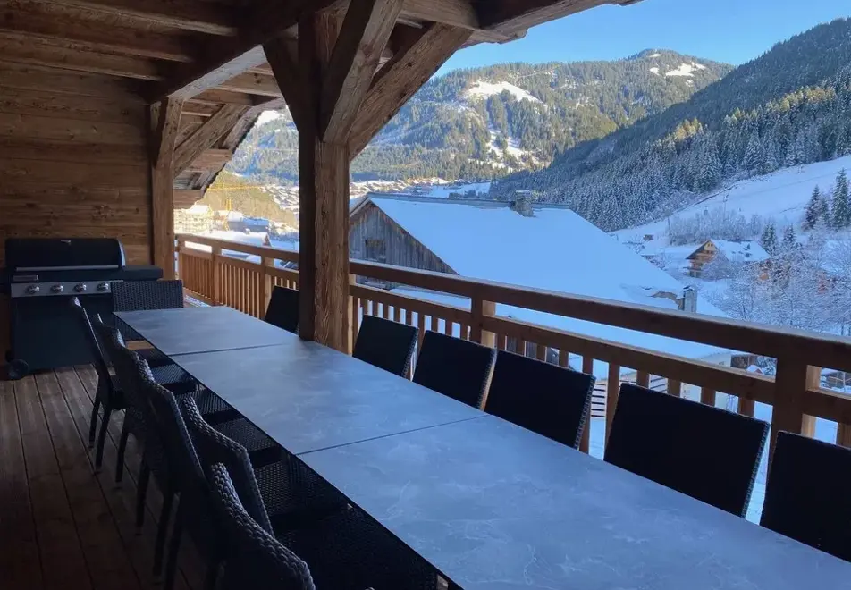 Chalet Le Bon Vieux Temps, Chatel (self catered chalet) - Balcony