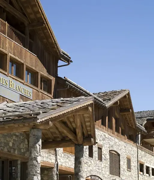 Les Cimes Blanches, La Rosière (self catered apartments) - Exterior shot in summer