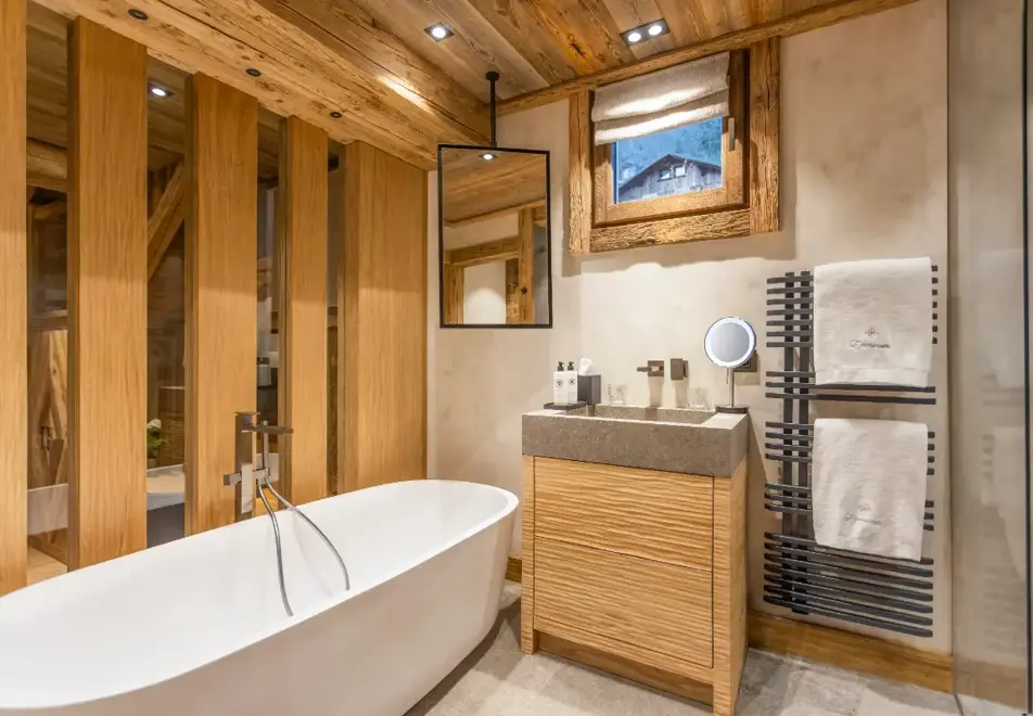 Ancolie, St Nicolas de Veroce (chalet) - Bathroom